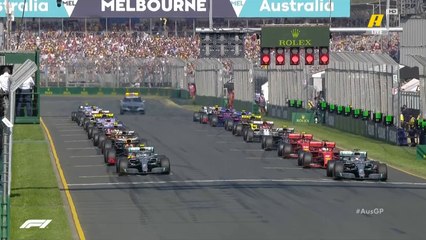 لحظة انطلاق بطولة العالم.. حادث وصدمة لفريق رينو والسائق دانيال ريكاردو في مطلع السباق