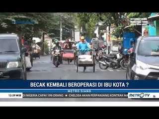 Pakar : Becak Tak Sesuai Dengan Pola Transportasi Jakarta