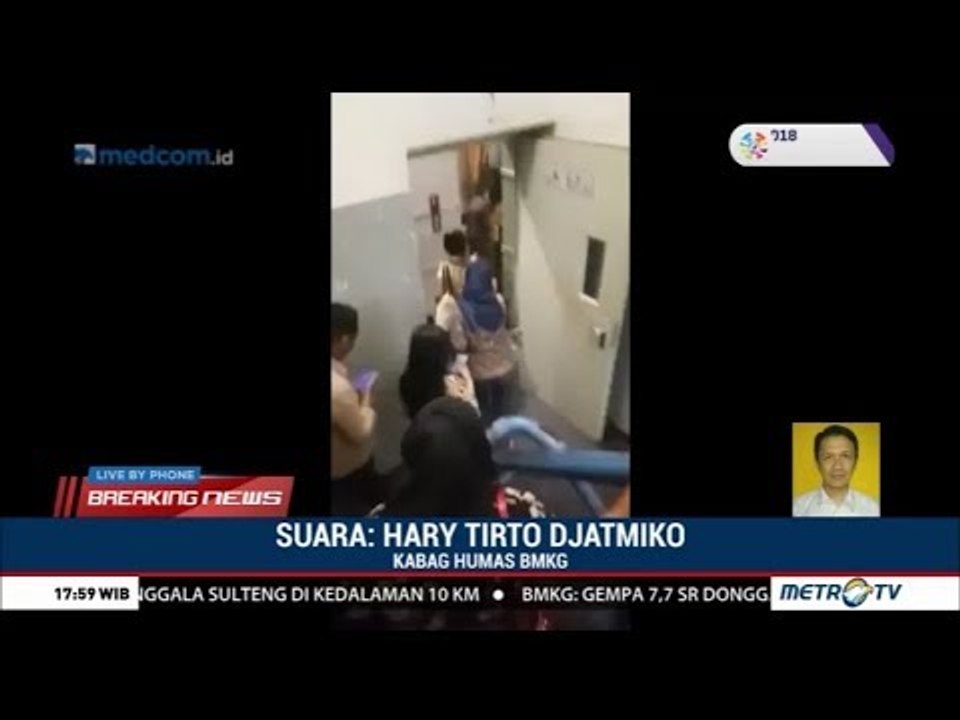 BMKG : Kekuatan Gempa Donggala 7,4 SR