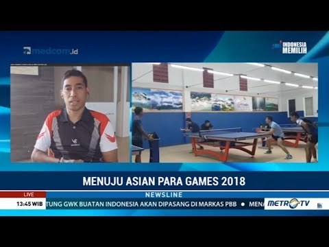 Persiapan Atlet Tenis Meja Jelang Asian Para Games