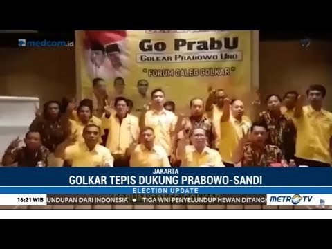 Golkar : Kader Dukung Prabowo-Sandi Tak Mewakili Partai