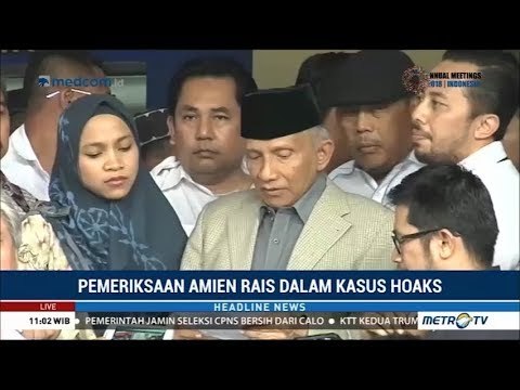 Amien Rais Penuhi Panggilan Polisi