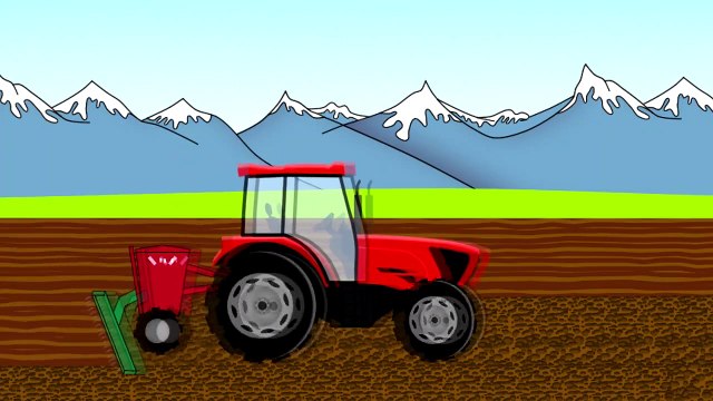 Harvest | Animation for children - Conte pour enfants | Agriculteur Agriculteur Tracteurs