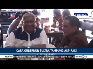 Keren ! Gubernur Sultra Serap Aspirasi Lewat Obrolan Warung Kopi