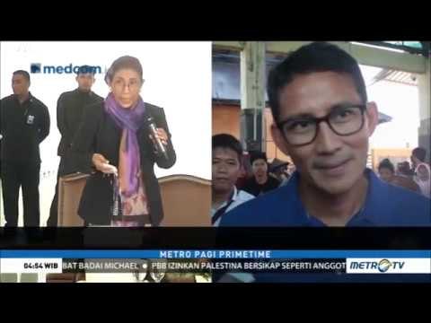 Menteri Susi Marah, Minta Sandiaga Pelajari UU Perikanan