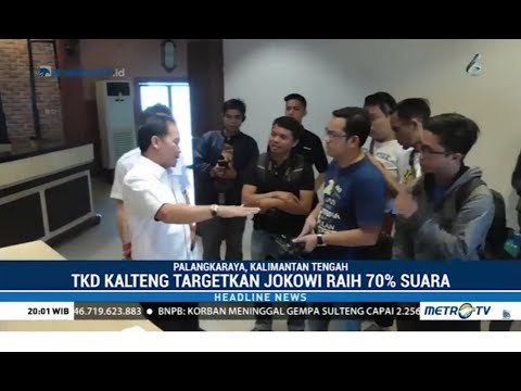 Mantap ! TKD Jokowi-Ma'ruf Targetkan 70% Suara di Kalteng
