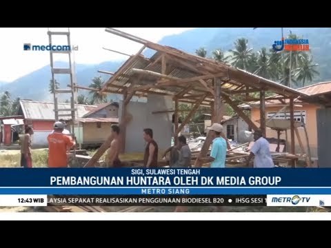 Hunian Sementara Terus Dibangun Media Group untuk Korban Bencana di Sulteng