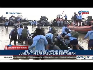 19 Perahu Karet Menyisir Perairan Karawang Mencari Korban JT610