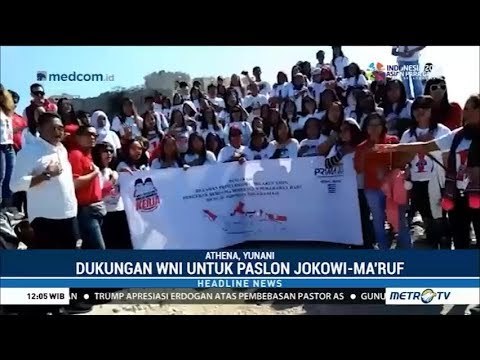 WNI di Yunani Deklarasi Dukung Jokowi-Ma'ruf