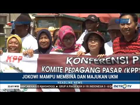 Giliran Pedagang Deklarasi Dukung Jokowi-Ma'ruf