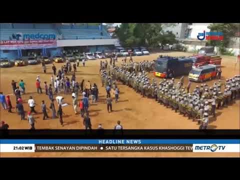 Polres dan Kodim Jakarta Barat Lakukan Simulasi Pengamanan Pemilu 2019