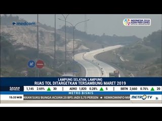 Mantap ! Tol Lampung-Palembang Selesai Maret 2019