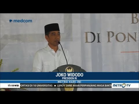 Kunjungi Ponpes Al-Itqon Semarang, Jokowi Ingatkan Jaga Ukhuwah Islamiyah