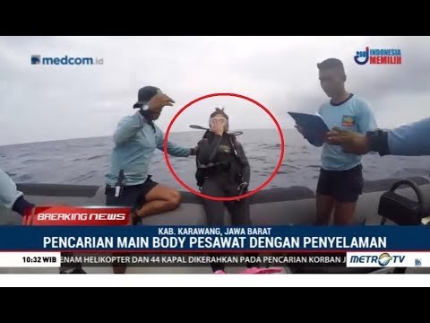 Detik-detik Tim MetroTV Memulai Penyelaman, Meliput Pencarian Badan Pesawat Lion Air JT610