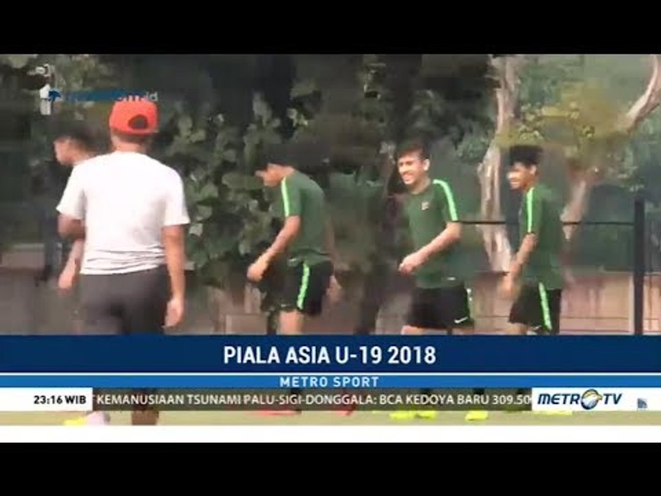 Latihan Timnas U-19 Jelang Laga Melawan UEA