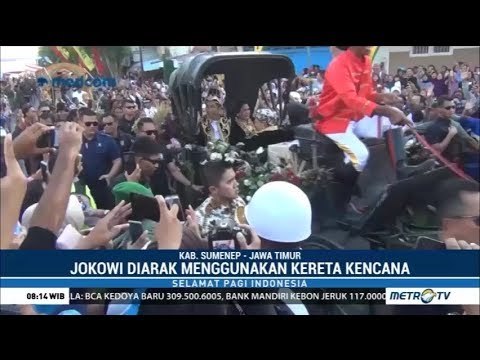 Presiden Jokowi Hadiri Festival Keraton Nusantara 2018