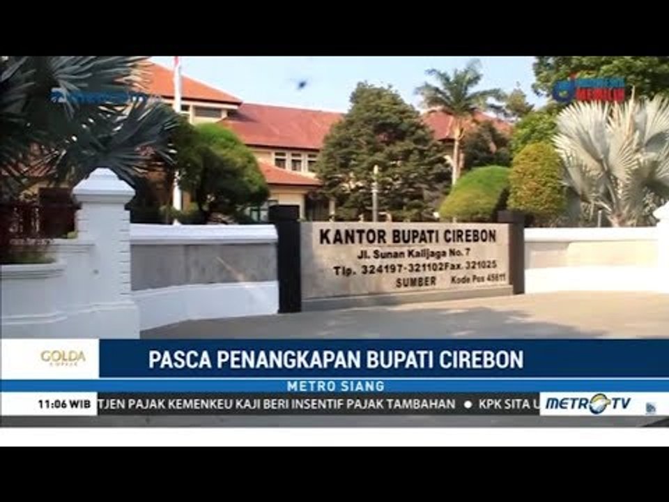 Suasana Pemkab Cirebon Usai Bupati Kena OTT KPK
