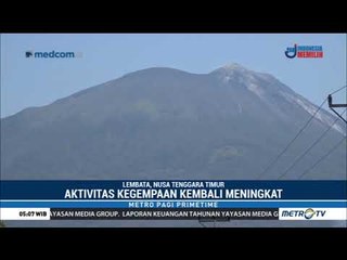 Aktivitas Gempa Gunung Ile Lewotolok di NTT Kembali Meningkat