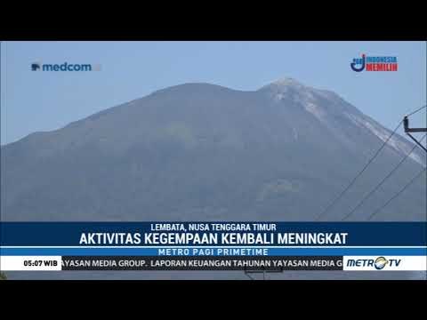 Aktivitas Gempa Gunung Ile Lewotolok di NTT Kembali Meningkat