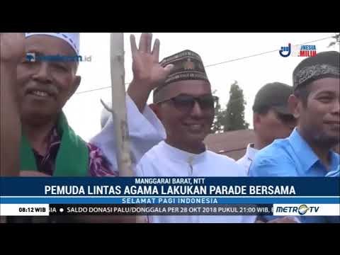 Peringati Sumpah Pemuda, Pemuda Lintas Agama di NTT Gelar Parade Kebhinekaan
