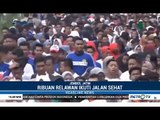 Aksi Simpatik Ribuan Relawan Jokowi-Ma'ruf di Jember