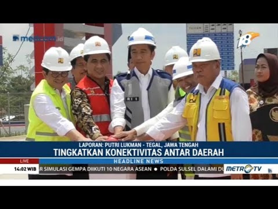 Jokowi Resmikan Dua Ruas Baru Tol Trans Jawa
