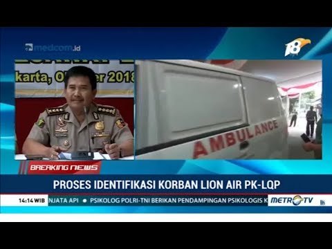 Polri Ambil Sampel DNA Ratusan Bagian Tubuh Korban Lion Air