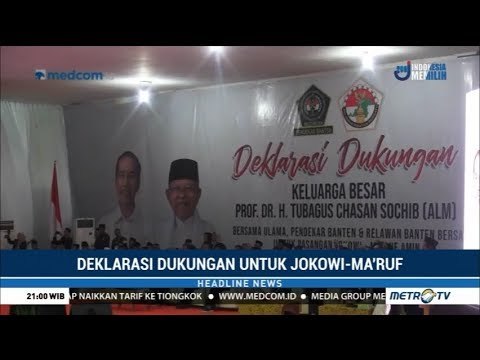 Keluarga Besar Ratu Atut Dukung Jokowi-Ma'ruf