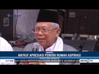Ma'ruf Amin Minta Relawan Bicara dengan Santun