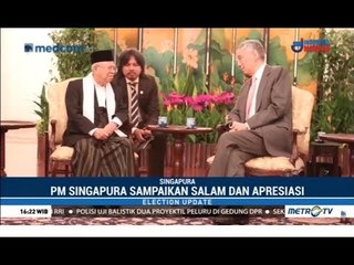 Ma'ruf Amin Bertemu PM Singapura