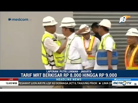 Jokowi Tinjau Proyek MRT, Ikon Baru Jakarta yang Dimulainya Lima Tahun Lalu