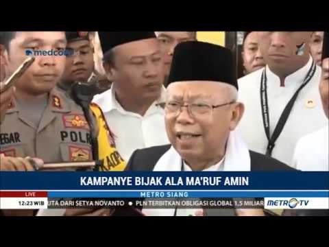 Ma'ruf Amin Serukan Agar Santri Menjaga NKRI