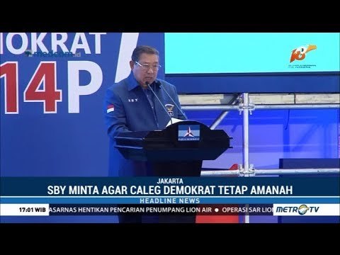 SBY Buka Pembekalan Caleg Partai Demokrat