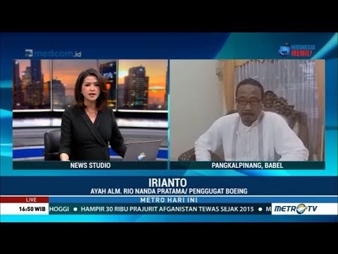 Keluarga Dokter Rio Korban Lion Air PK-LQP Gugat Boeing