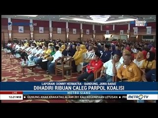 Ribuan Caleg Koalisi Indonesia Kerja Konsolidasi di Bandung