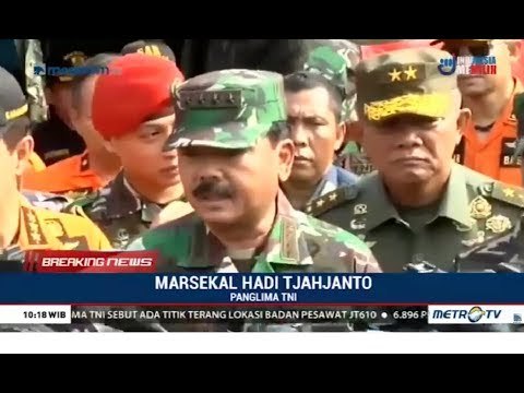 Panglima TNI Temukan Titik Terang Lokasi Badan Pesawat Lion Air JT610