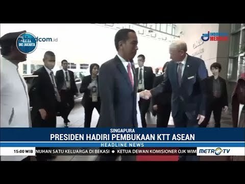 Jokowi Tiba di Singapura