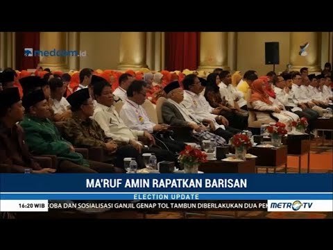 Ma'ruf Amin Ajak Tim Kampanye Jaga Persatuan