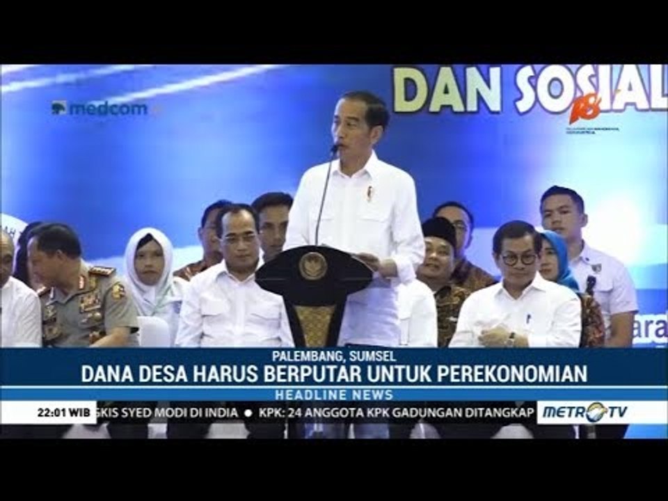 Jokowi: Dana Desa Harus Berputar untuk Perekonomian