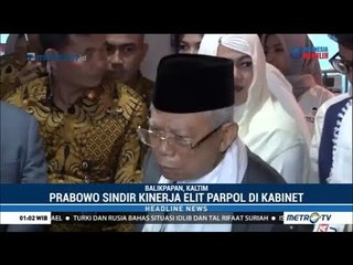 Ma'ruf Amin Bantah Adanya Ancaman ke Elite Pendukung Prabowo