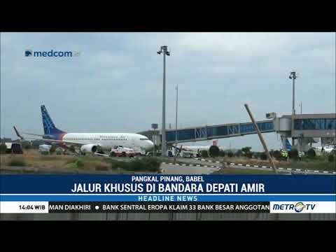 Bandara Depati Amir Siapkan Jalur Khusus Penerimaan Jenazah