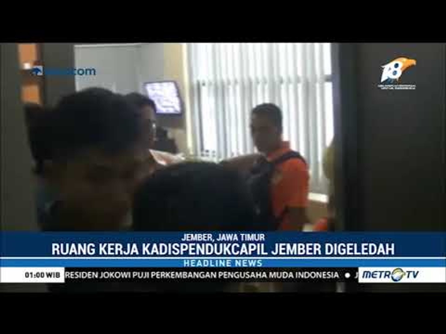 ⁣OTT Pungli, Disdukcapil Jember Digeledah