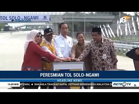 Jokowi Resmikan Tol Solo-Ngawi