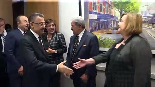 Cumhurbaşkanı Yardımcısı Oktay, Yeni Zelanda Başbakan Yardımcısı Peters ile görüştü - CHRISTCHURCH