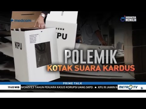 Publik Terkejut Soal Kotak Suara Kardus Pilpres 2019