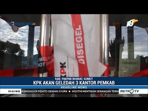 Suasana Tiga Kantor Pemkab Pakpak Bharat yang Disegel KPK