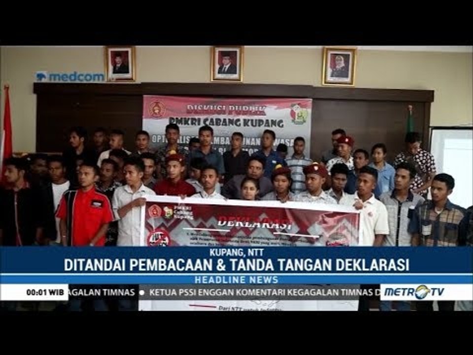 PMKRI Kupang Gelar Deklarasi Pileg dan Pilpres Damai 2019