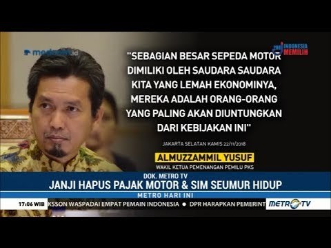 PKS Janjikan Hapus Pajak Motor dan SIM Seumur Hidup