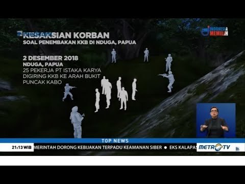 Kesaksian Korban Selamat Aksi KKB Papua