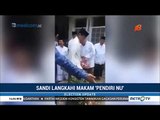 Sandi Langkahi Makam Pendiri NU